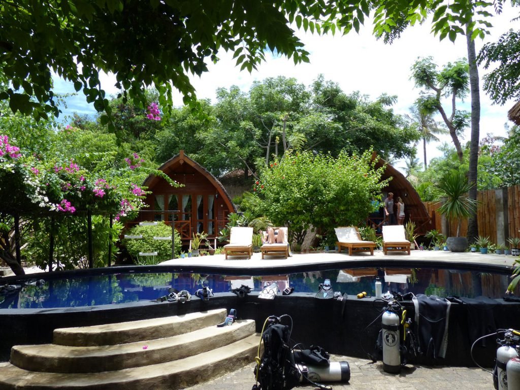 Gili Air, Manta Dive hotel | Rama Tours