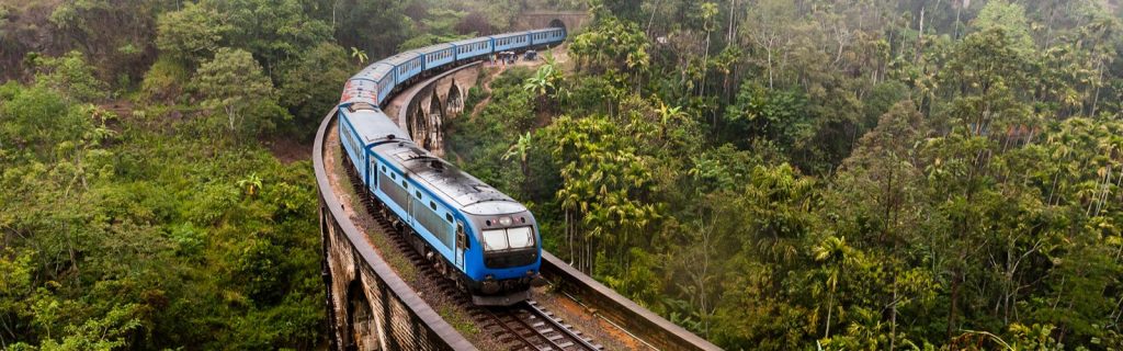 Banner Sri Lanka - trein
