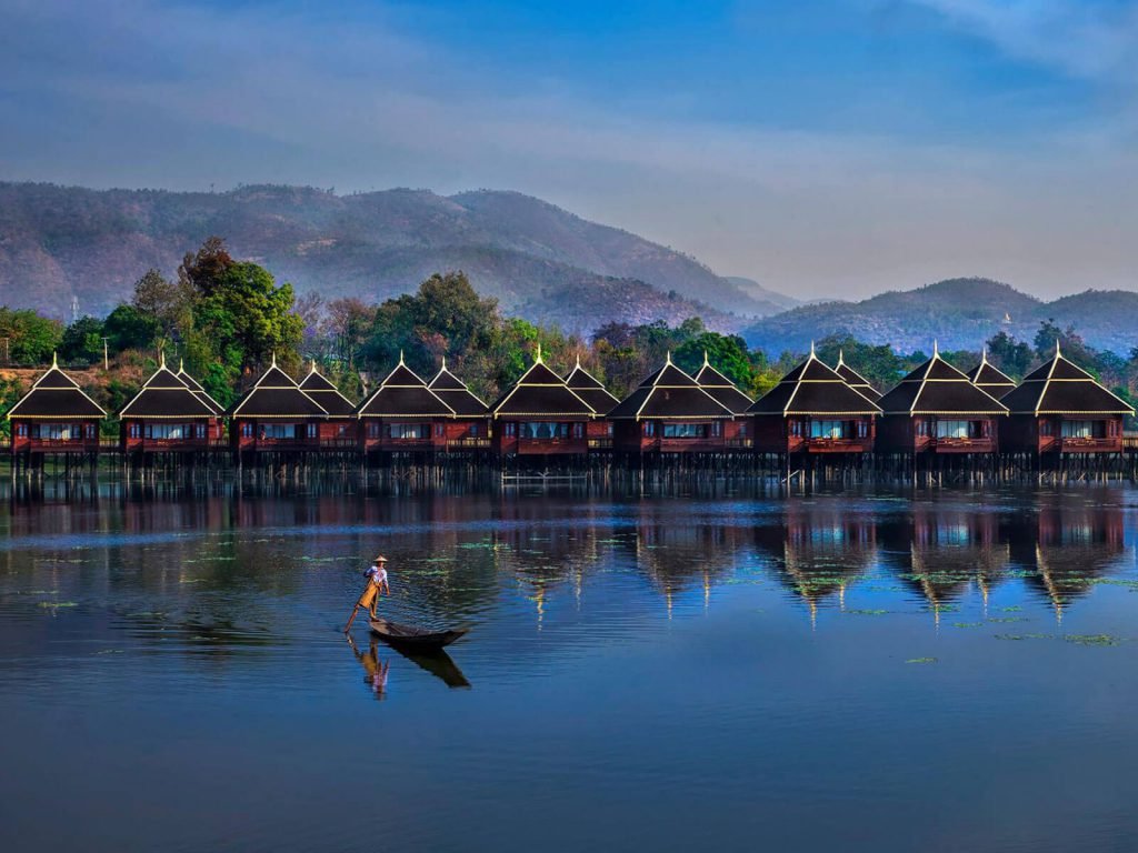 Inle meer, Hupin Kaung Daing resort | Rama Tours