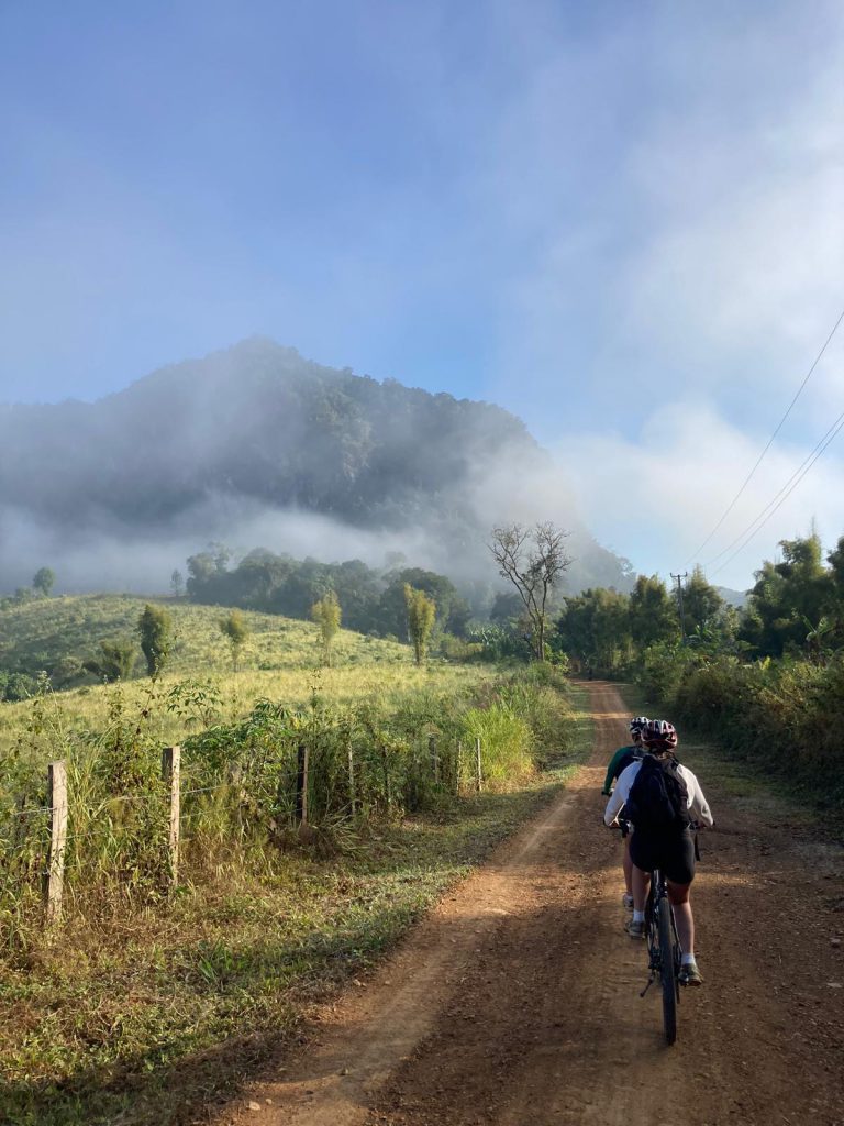Laos bergen en landschap