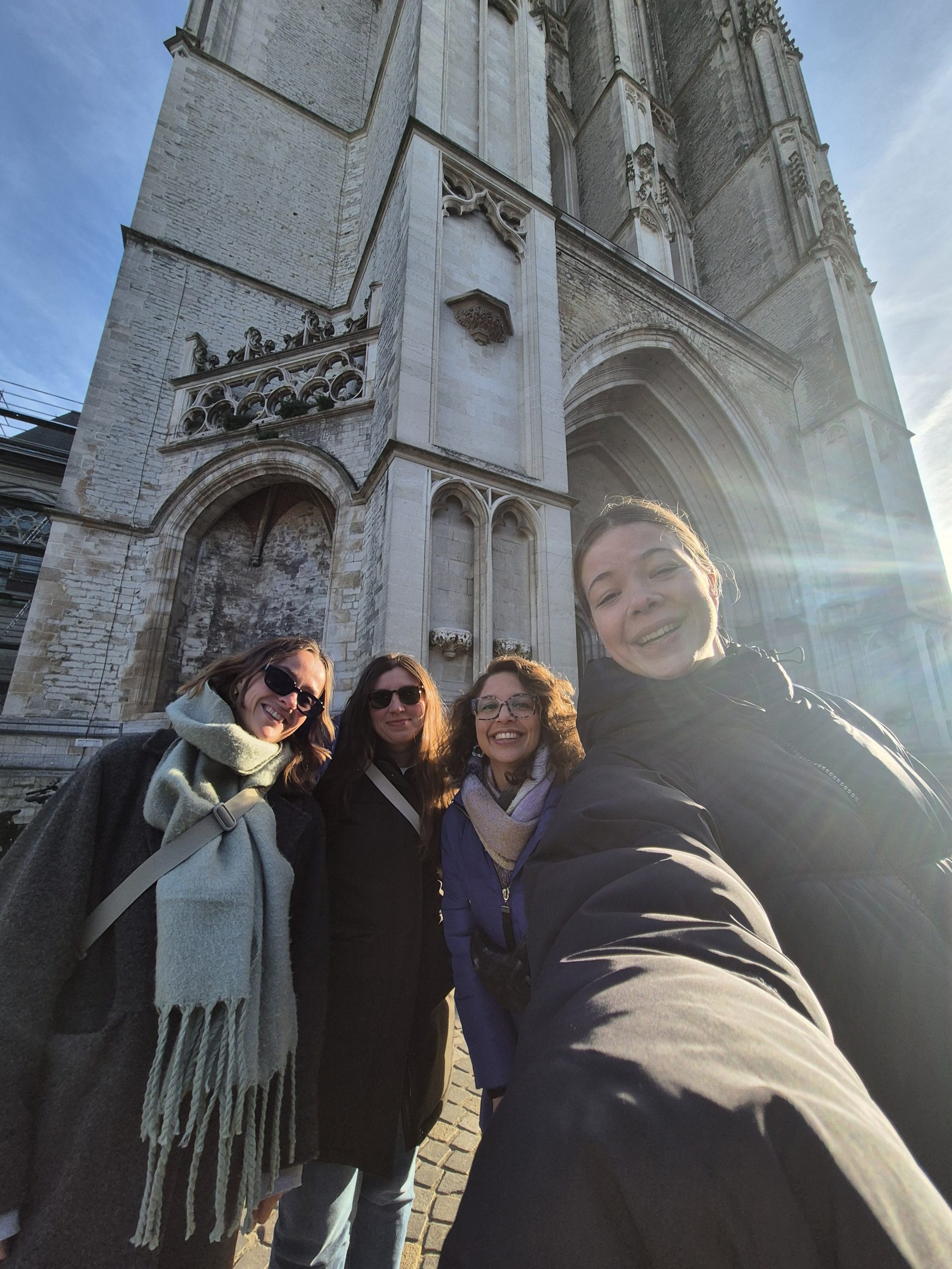Denise Wieke Hanneke en Lisa in Mechelen
