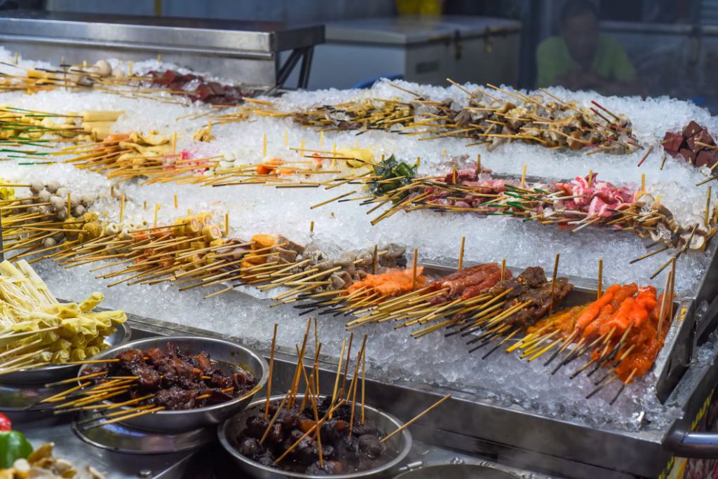 Maleisië, Kuala Lumpur, streetfood in Jalan Alor street food
