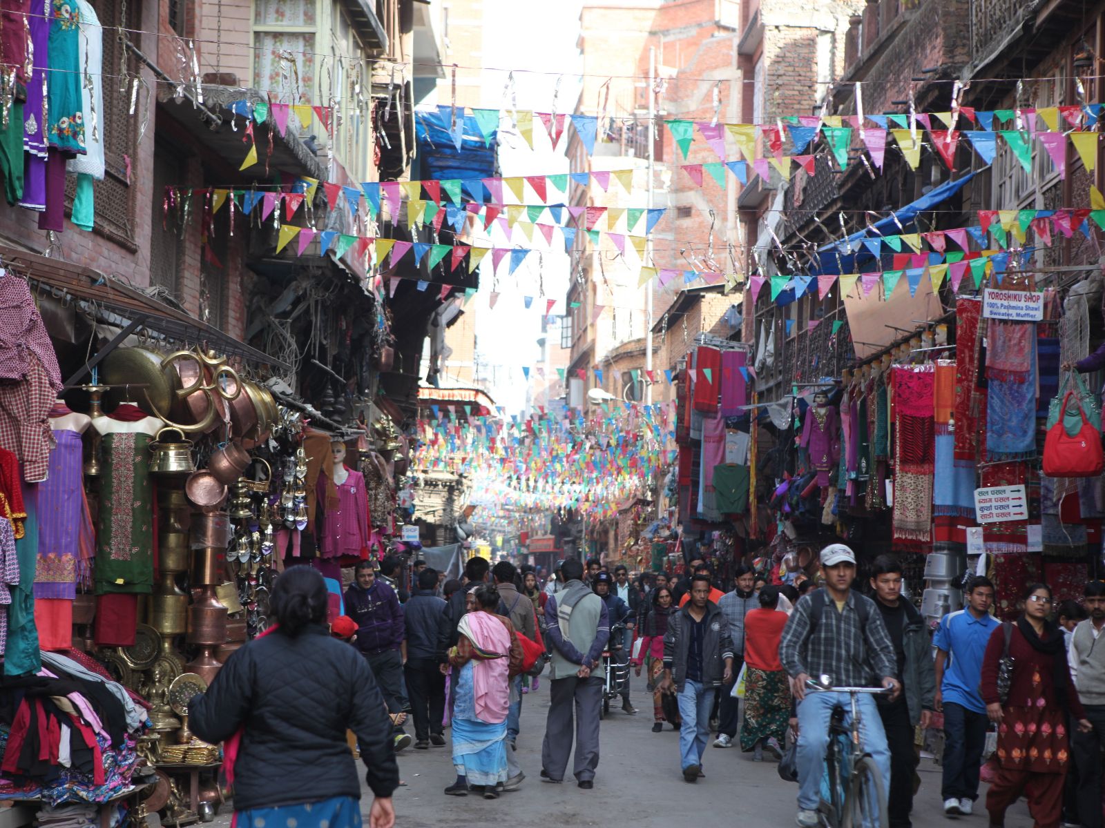 Rondreis Nepal, Kathmandu, winkeltjes in Thamel