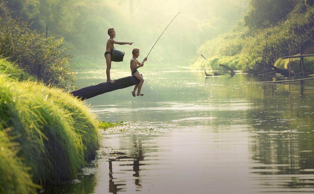 Cambodja kinderen water