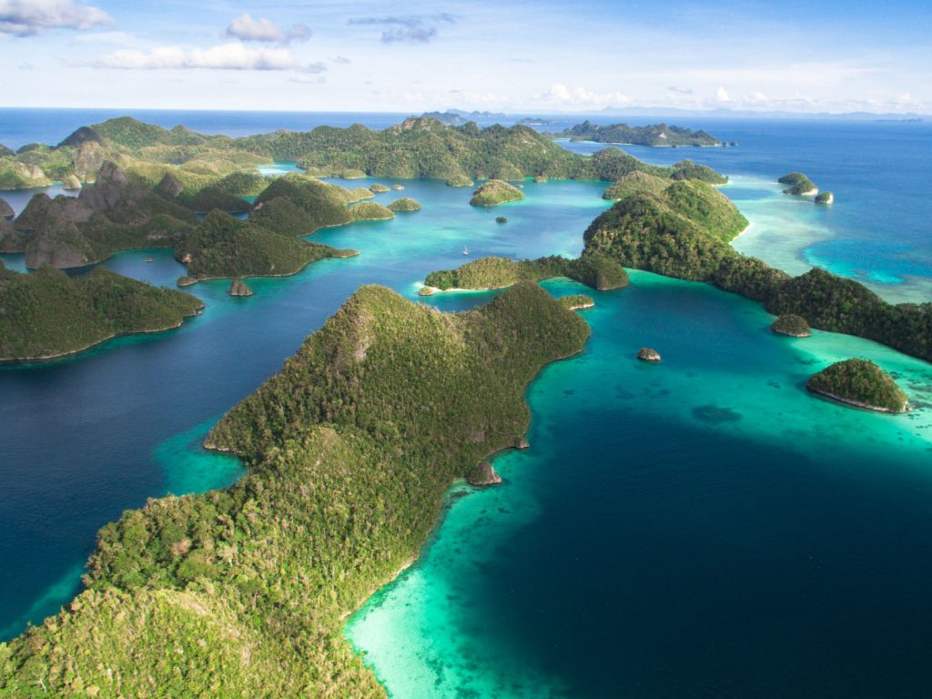Rondreis Papua, Misool, bovenaanzicht
