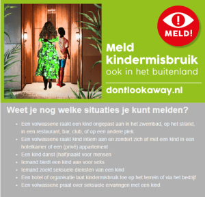 Banner bestrijd kindermisbruik