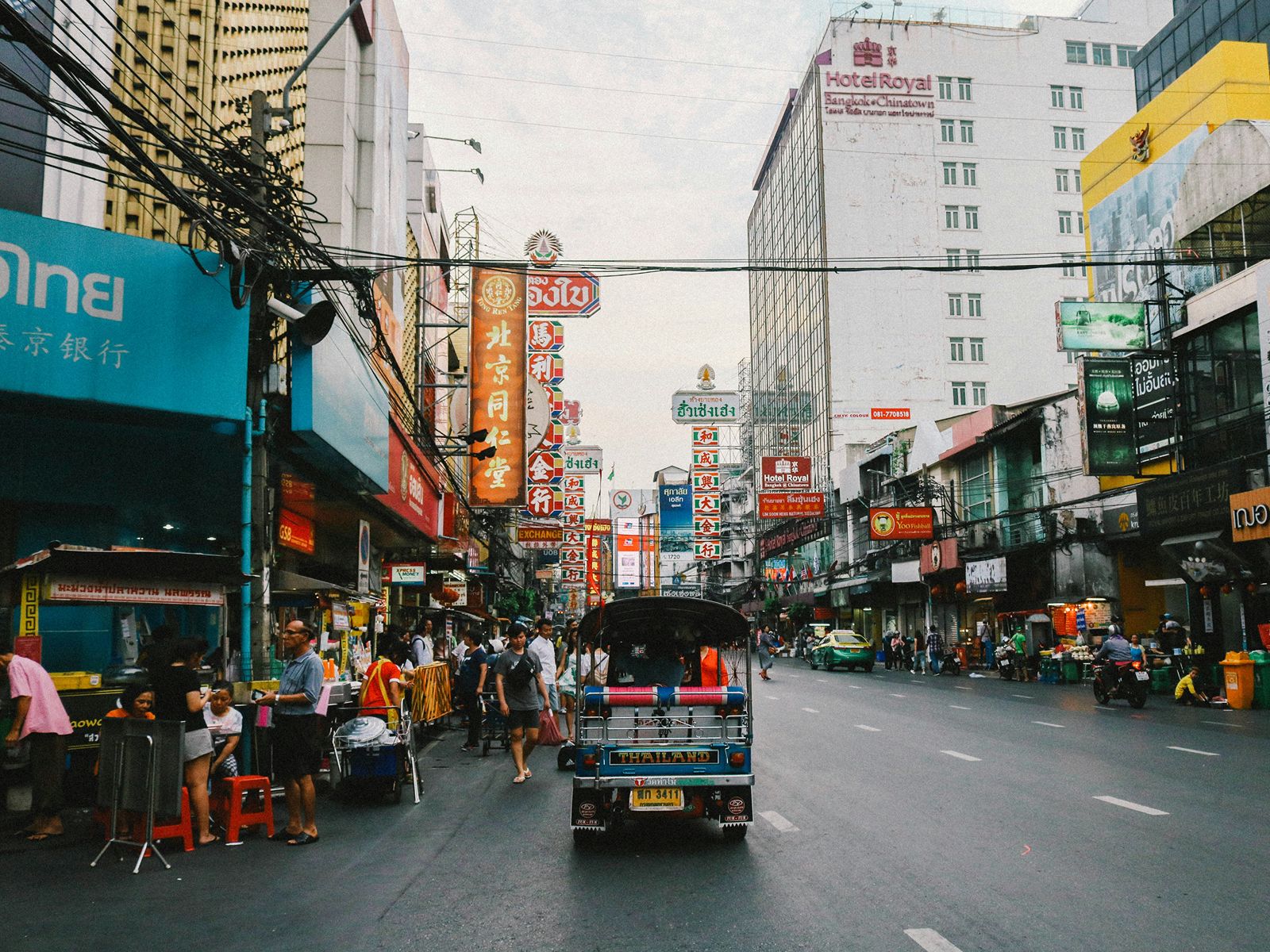 Rondreis Thailand, Bangkok, tuktuk en straatleven